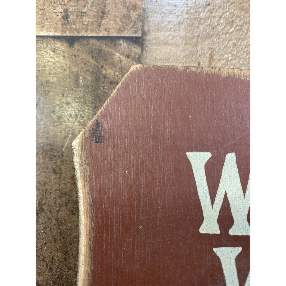 Sign Wall Decor Wood Halloween wicked witch tricks and treats bat Cat Moon‎